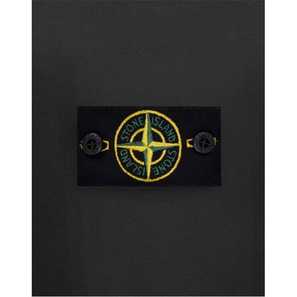 Stone Island Stone Wool Crew Neck Sn44 - Black